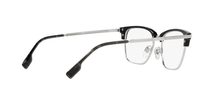 Occhiali da vista Burberry Pearce BE 2359 (3001) colore black forma quadrato lenti demo lens