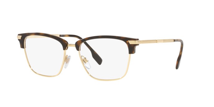 Occhiali da vista Burberry Pearce BE 2359 (3002) colore dark havana forma quadrato lenti demo lens