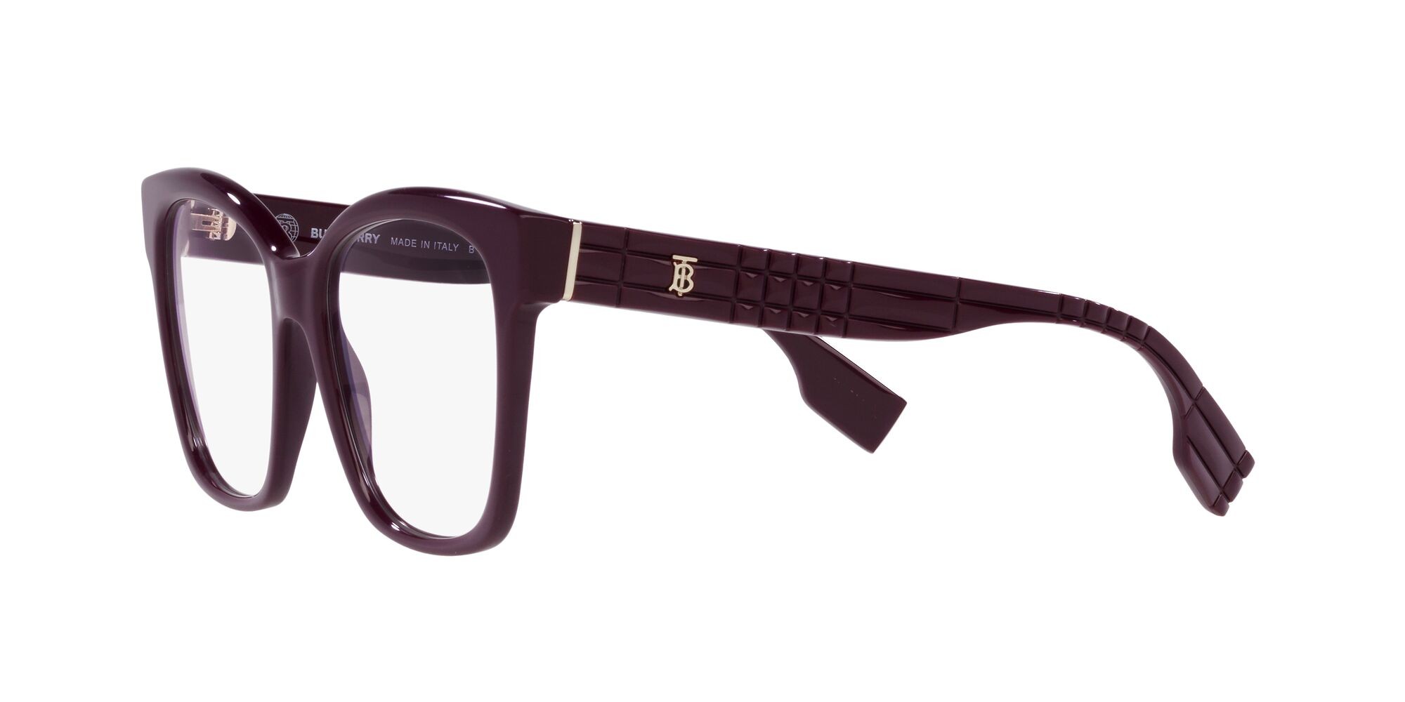 Occhiali da vista Burberry Sylvie BE 2363 (3979) colore bordeaux forma quadrato lenti lente demo