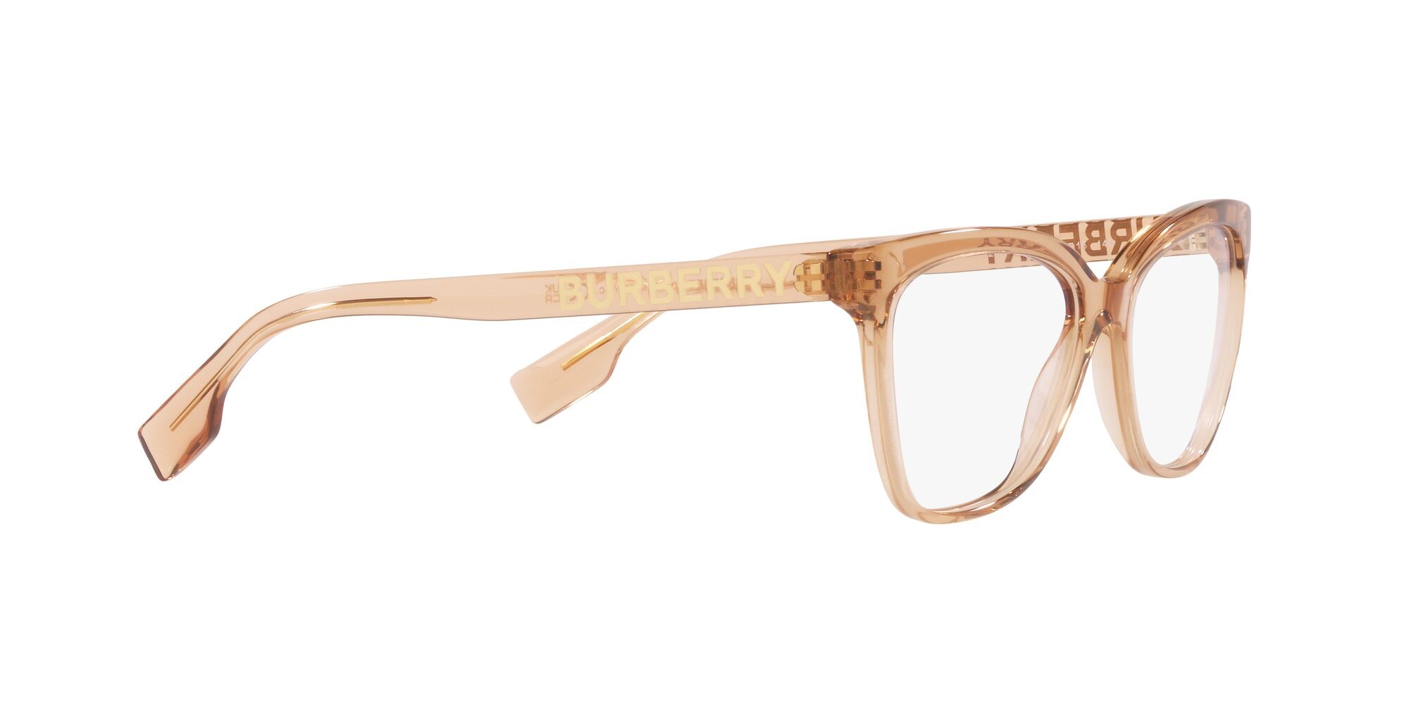 Occhiali da vista Burberry Grace BE 2364 (3779) colore marrone forma cat eye lenti lente demo