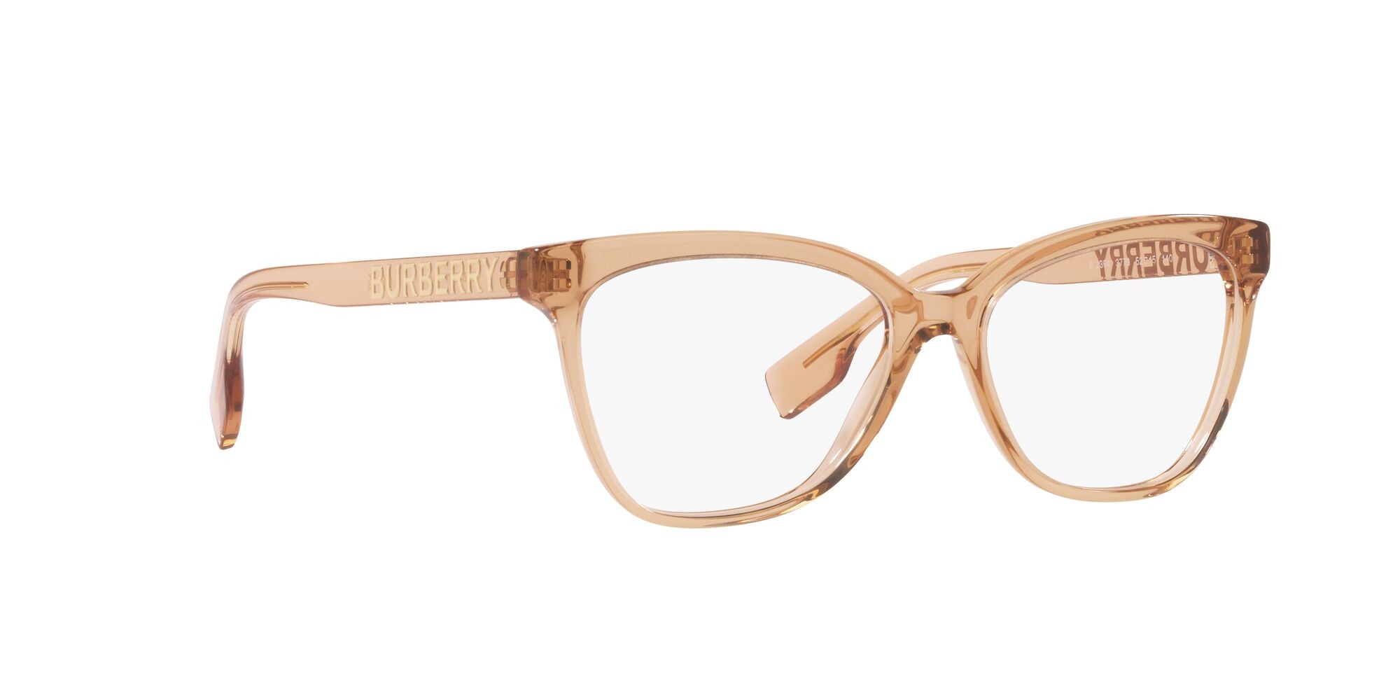 Occhiali da vista Burberry Grace BE 2364 (3779) colore marrone forma cat eye lenti lente demo