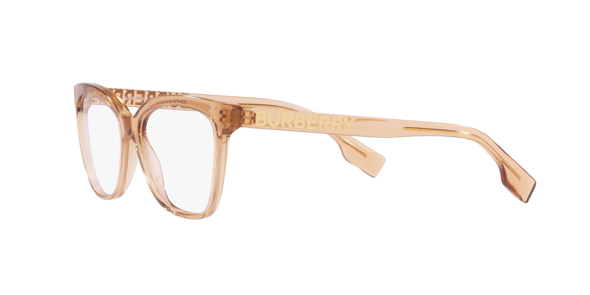 Occhiali da vista Burberry Grace BE 2364 (3779) colore marrone forma cat eye lenti lente demo