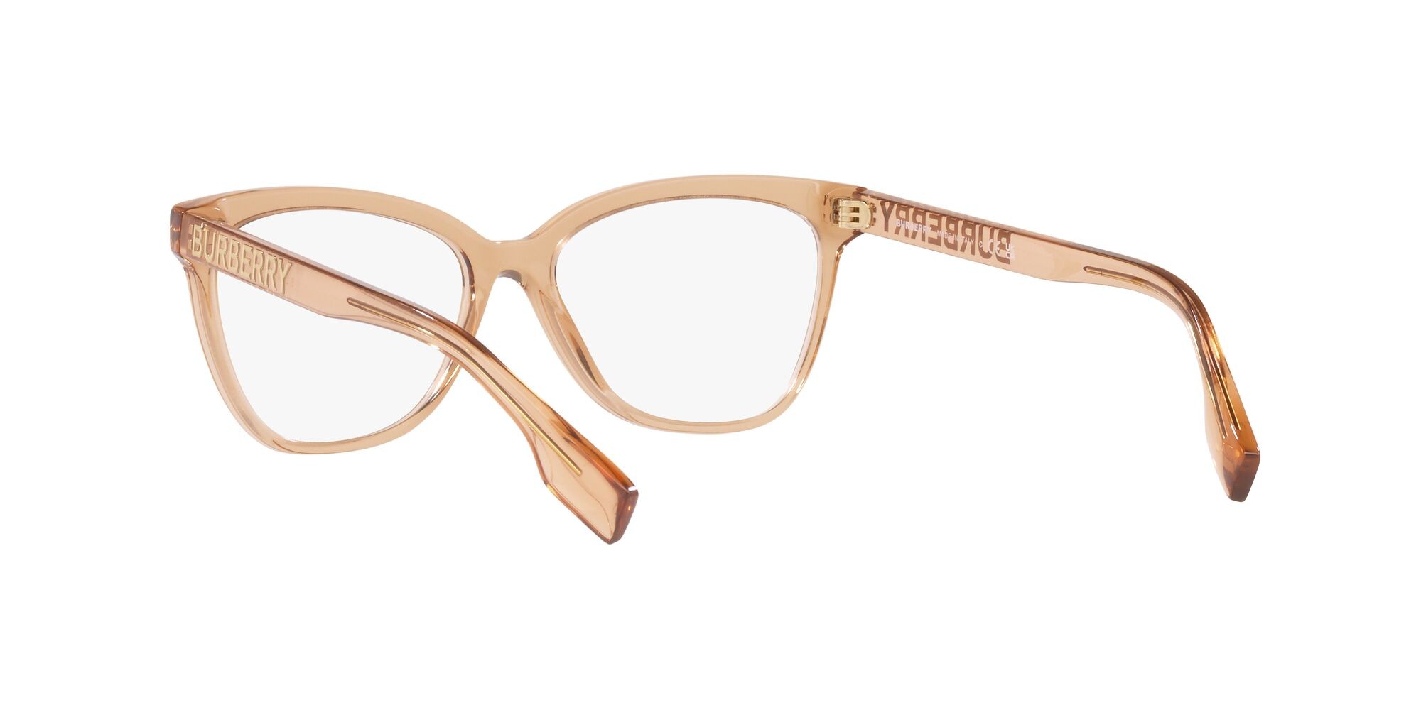 Occhiali da vista Burberry Grace BE 2364 (3779) colore marrone forma cat eye lenti lente demo