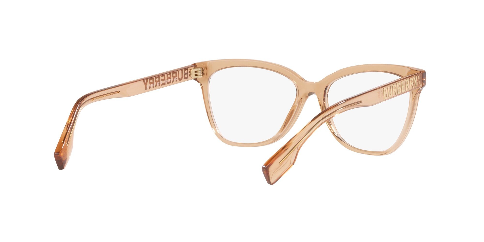 Occhiali da vista Burberry Grace BE 2364 (3779) colore marrone forma cat eye lenti lente demo