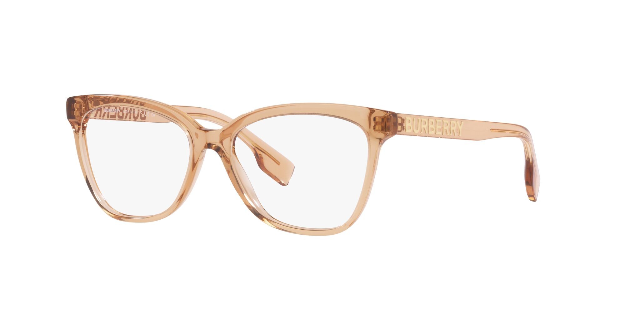 Occhiali da vista Burberry Grace BE 2364 (3779) colore marrone forma cat eye lenti lente demo