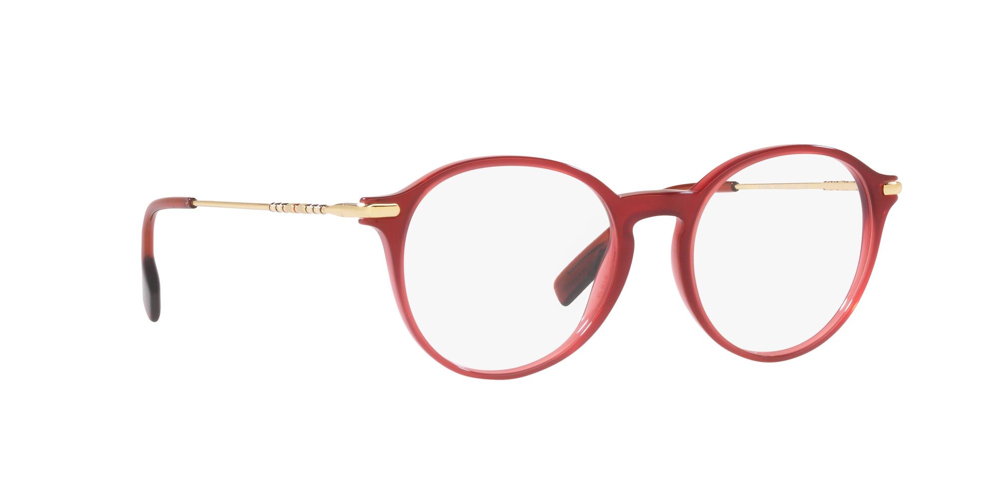 Occhiali da vista Burberry Alisson BE 2365 (4022) colore bordeaux forma pantos lenti lente demo