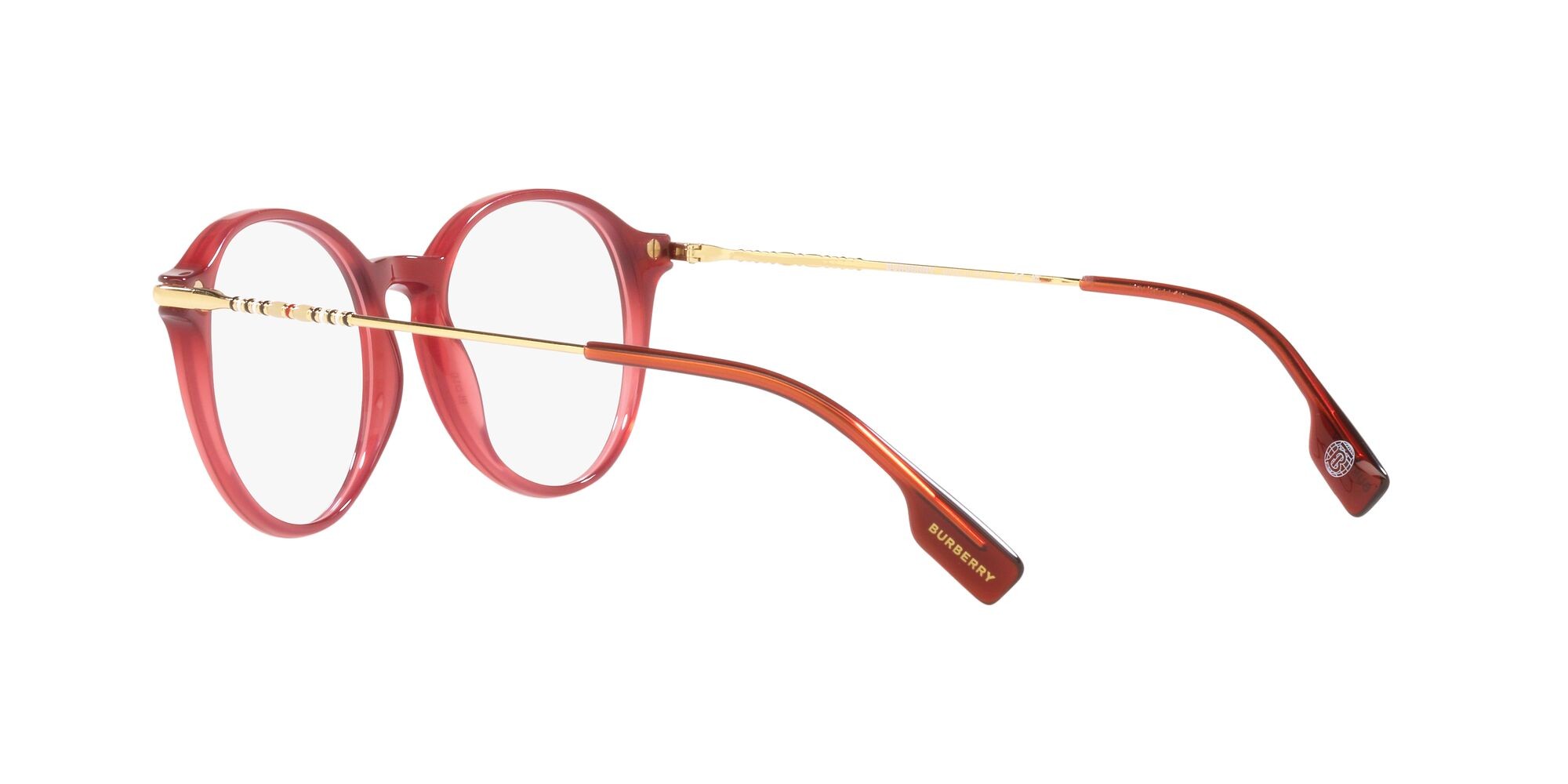 Occhiali da vista Burberry Alisson BE 2365 (4022) colore bordeaux forma pantos lenti lente demo