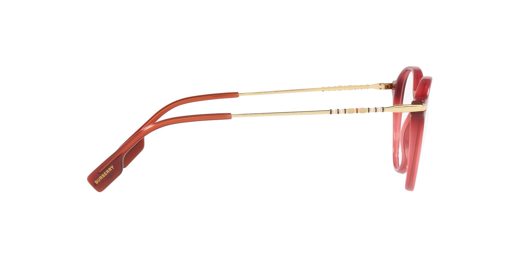 Occhiali da vista Burberry Alisson BE 2365 (4022) colore bordeaux forma pantos lenti lente demo