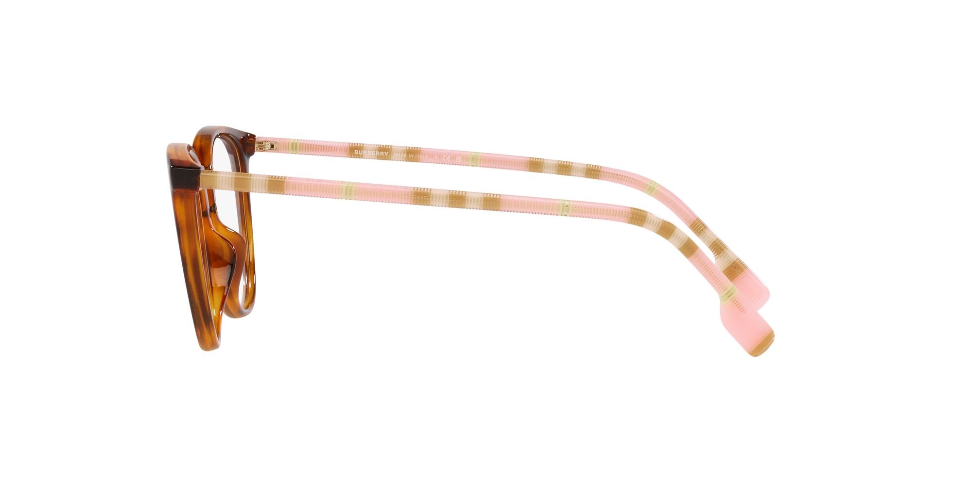 Brillen Burberry Katie BE 2366U (4019) farbe havana chiaro form cat-eye gläser lente demo
