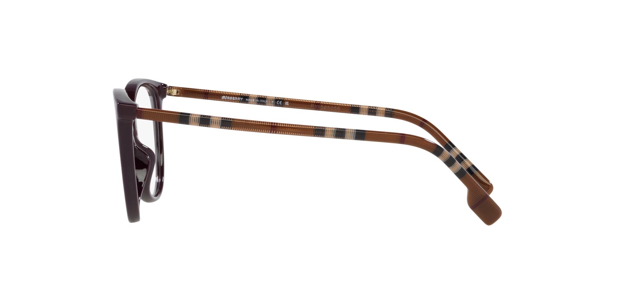 Brillen Burberry Katie BE 2366U (4031) farbe bordeaux form cat-eye gläser lente demo