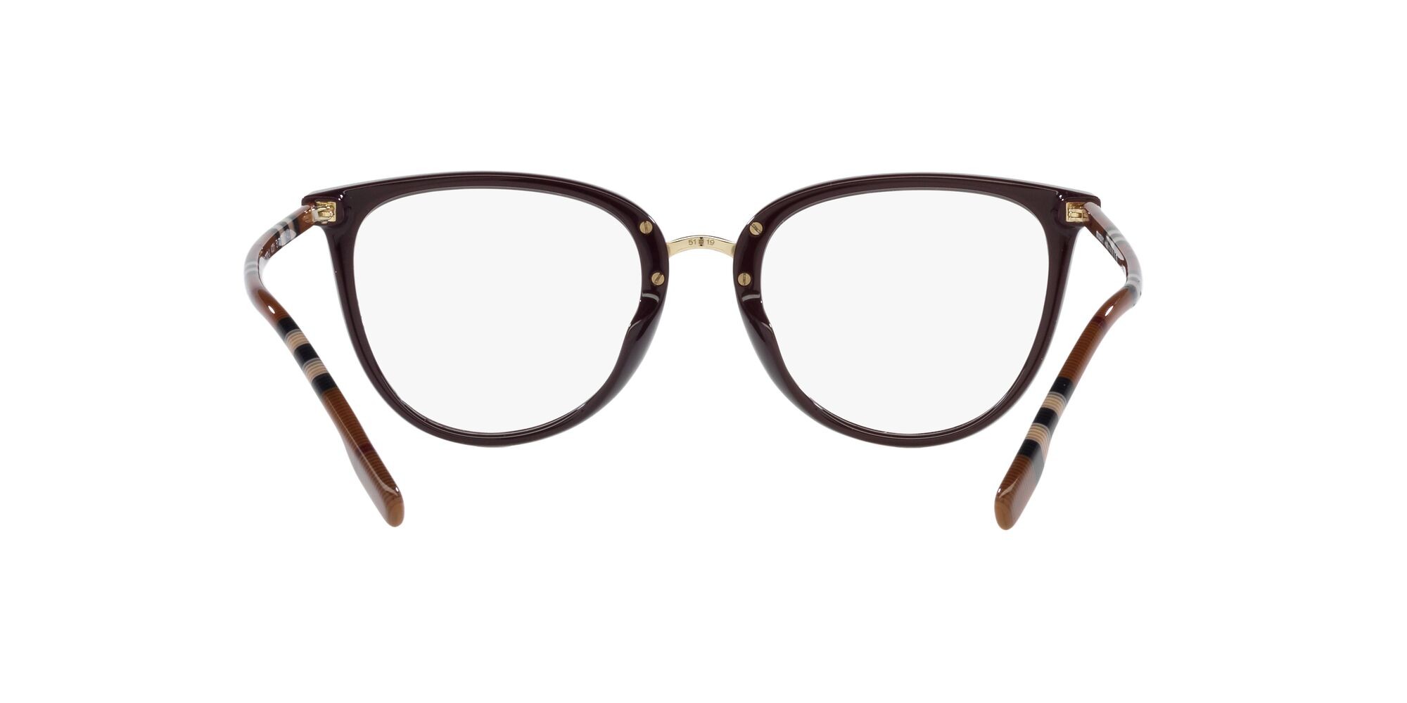 Brillen Burberry Katie BE 2366U (4031) farbe bordeaux form cat-eye gläser lente demo