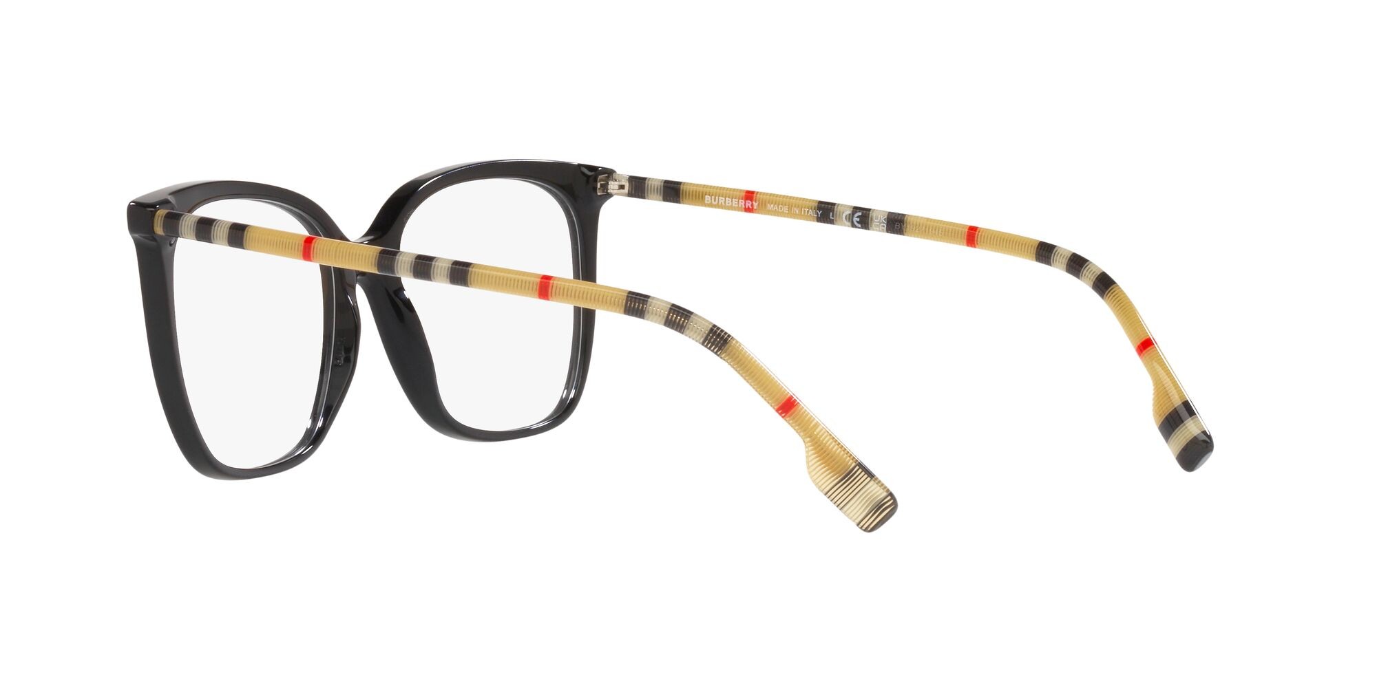 Occhiali da vista Burberry Louise BE 2367 (3853) colore nero forma quadrato lenti lente demo