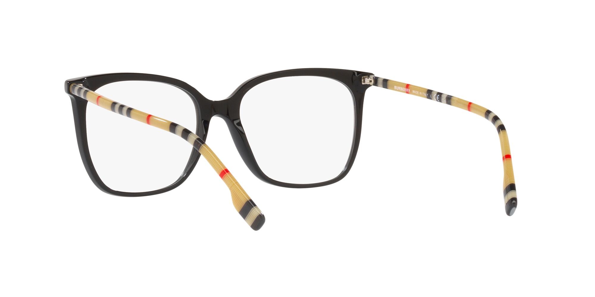 Occhiali da vista Burberry Louise BE 2367 (3853) colore nero forma quadrato lenti lente demo