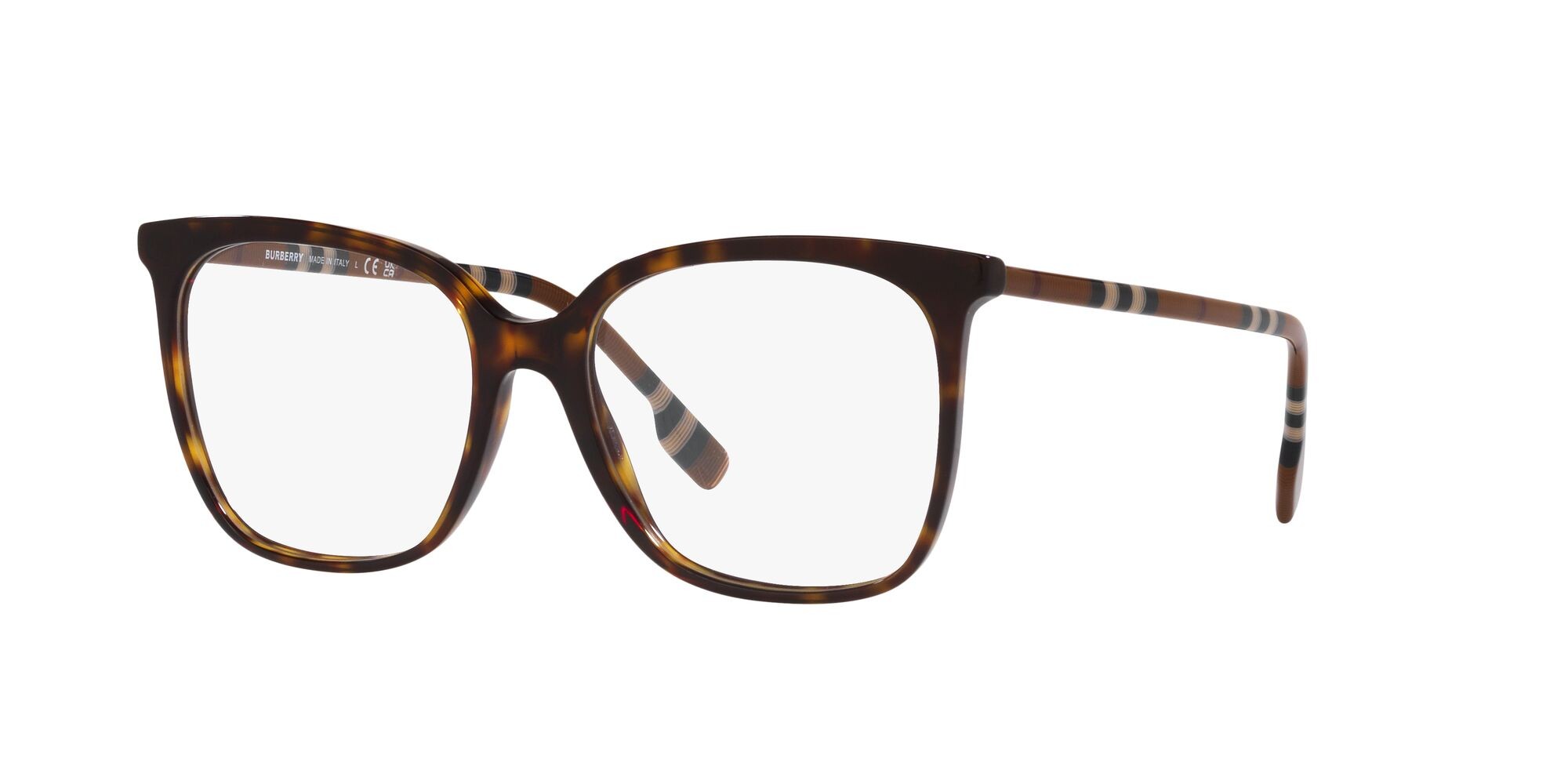 Brillen Burberry Louise BE 2367 (4017) farbe havana scuro form quadratisch gläser lente demo