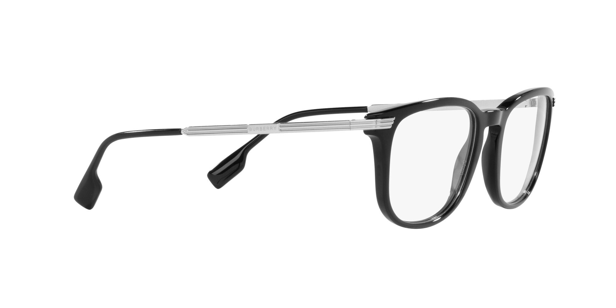 Brillen Burberry Cedric BE 2369 (3001) farbe nero form rechteckig gläser lente demo