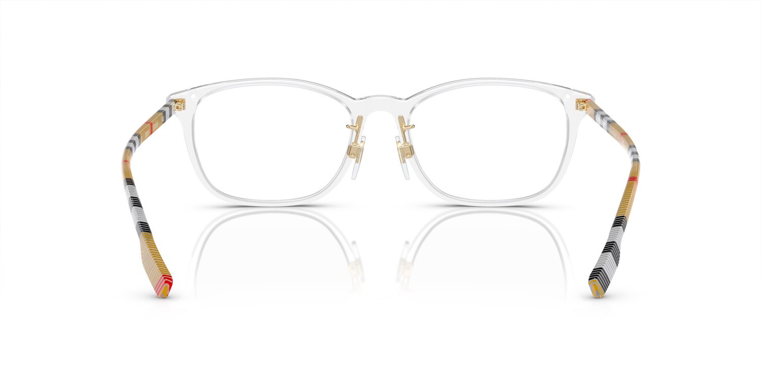 Occhiali da vista Burberry BE 2371D (3889) colore trasparente forma rettangolare lenti lente demo