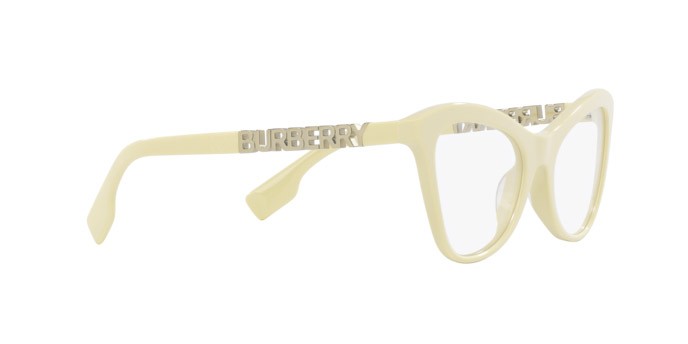 Brillen Burberry Angelica BE 2373U (4066) farbe giallo form cat-eye gläser lente demo