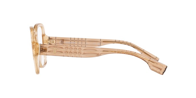 Occhiali da vista Burberry BE 2374 (4063) colore beige forma quadrato lenti lente demo