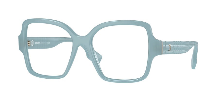 Occhiali da vista Burberry BE 2374 (4086) colore azzurro forma quadrato lenti lente demo