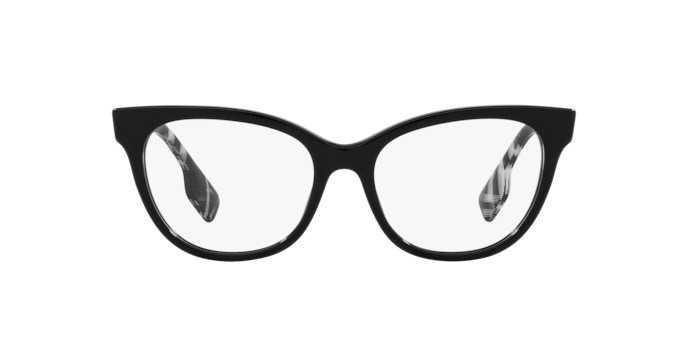 Eyeglasses Burberry Evelyn BE 2375 (3001) color nero shape cat eye lenses lente demo