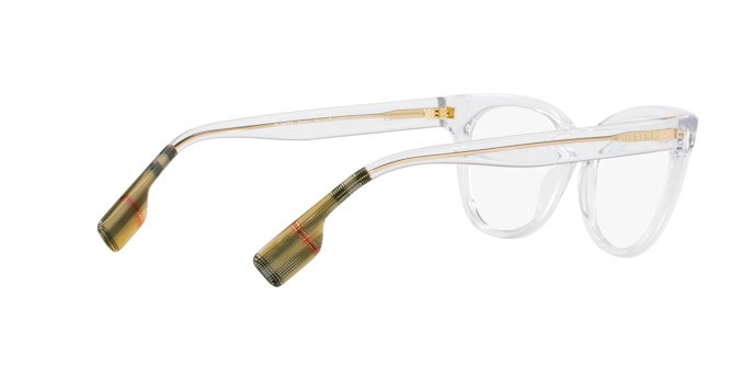 Occhiali da vista Burberry Evelyn BE 2375 (3024) colore trasparente forma cat eye lenti lente demo