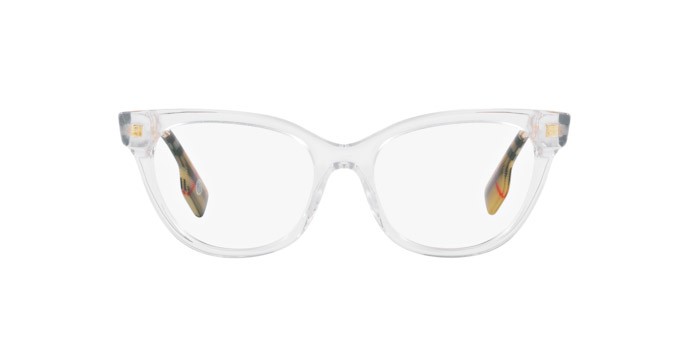 Occhiali da vista Burberry Evelyn BE 2375 (3024) colore trasparente forma cat eye lenti lente demo