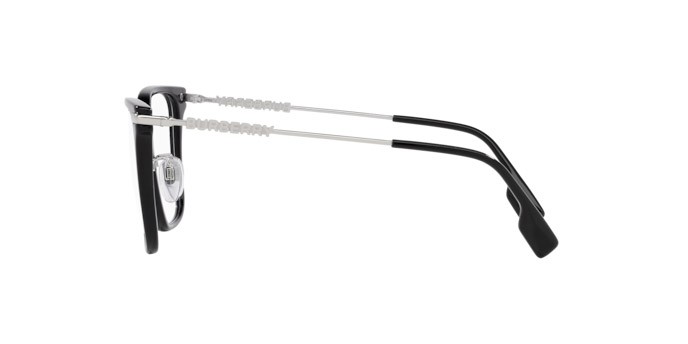 Occhiali da vista Burberry Elizabeth BE 2376 (3001) colore nero forma quadrato lenti lente demo