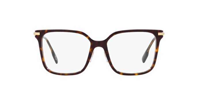 Occhiali da vista Burberry Elizabeth BE 2376 (3002) colore havana scuro forma quadrato lenti lente demo