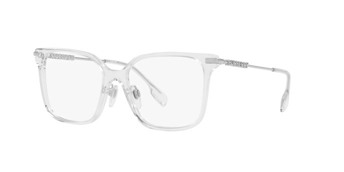 Brillen Burberry Elizabeth BE 2376 (3024) farbe trasparente form quadratisch gläser lente demo