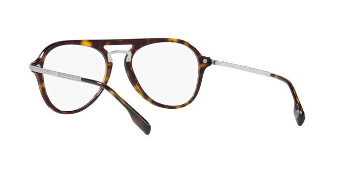 Brillen Burberry Bailey BE 2377 (3002) farbe havana scuro form aviator gläser lente demo