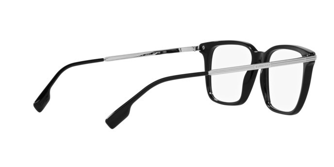 Brillen Burberry Ellis BE 2378 (3001) farbe nero form quadratisch gläser lente demo