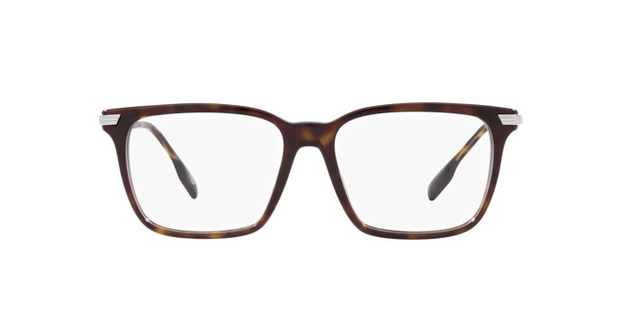Brillen Burberry Ellis BE 2378 (3002) farbe havana scuro form quadratisch gläser lente demo