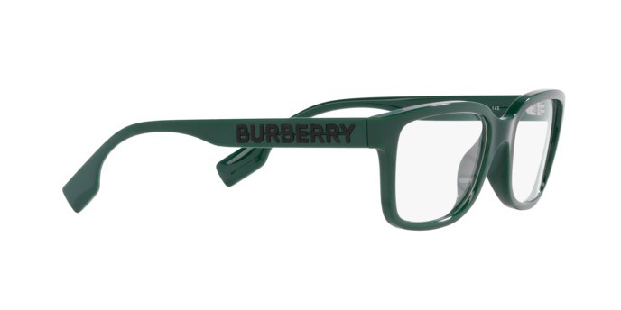 Occhiali da vista Burberry Charlie BE 2379U (4071) colore verde forma quadrato lenti lente demo