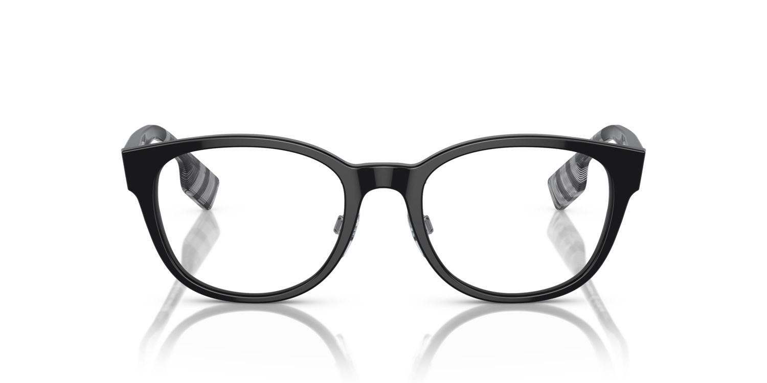 Occhiali da vista Burberry Peyton BE 2381D (3001) colore nero forma quadrato lenti lente demo