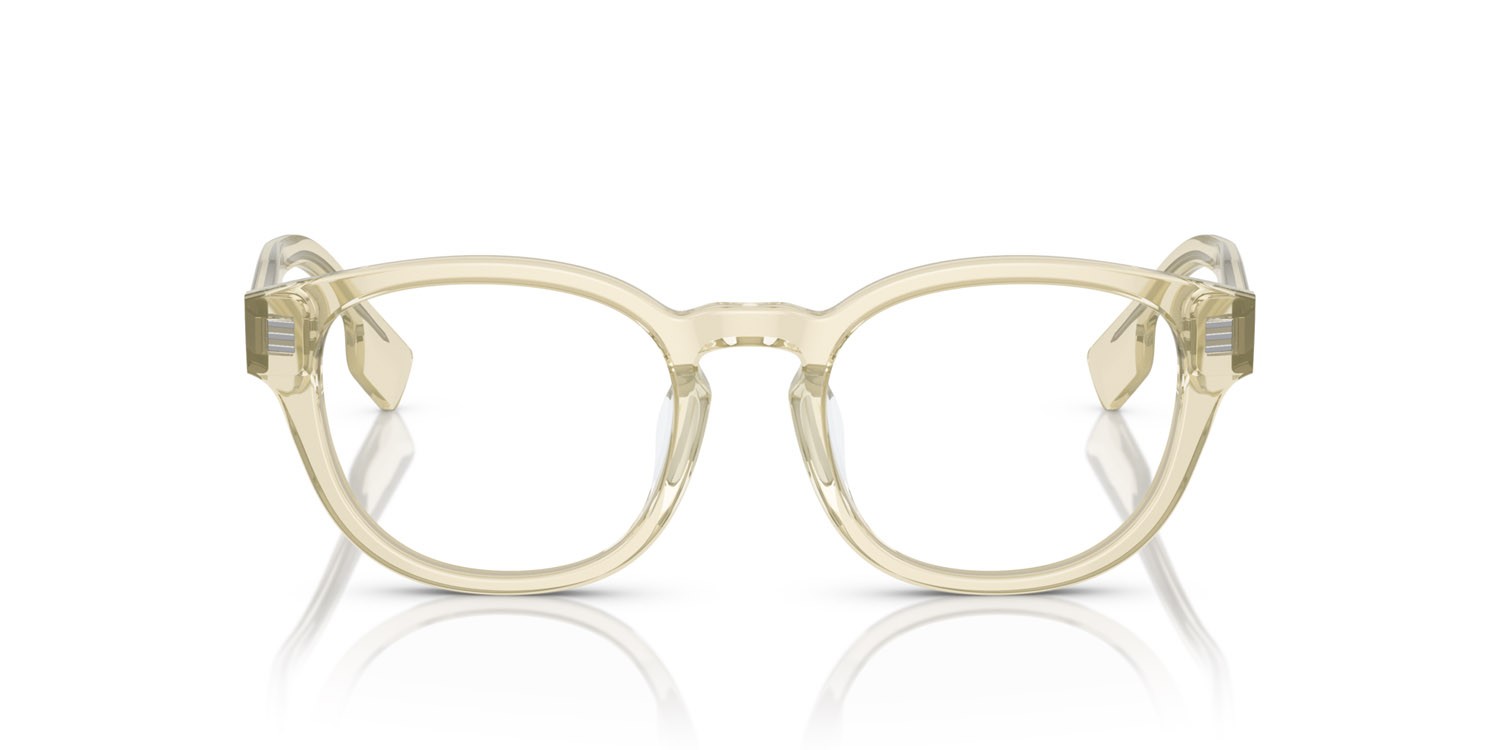 Brillen Burberry Aubrey BE 2382D (3852) farbe giallo form rund gläser lente demo