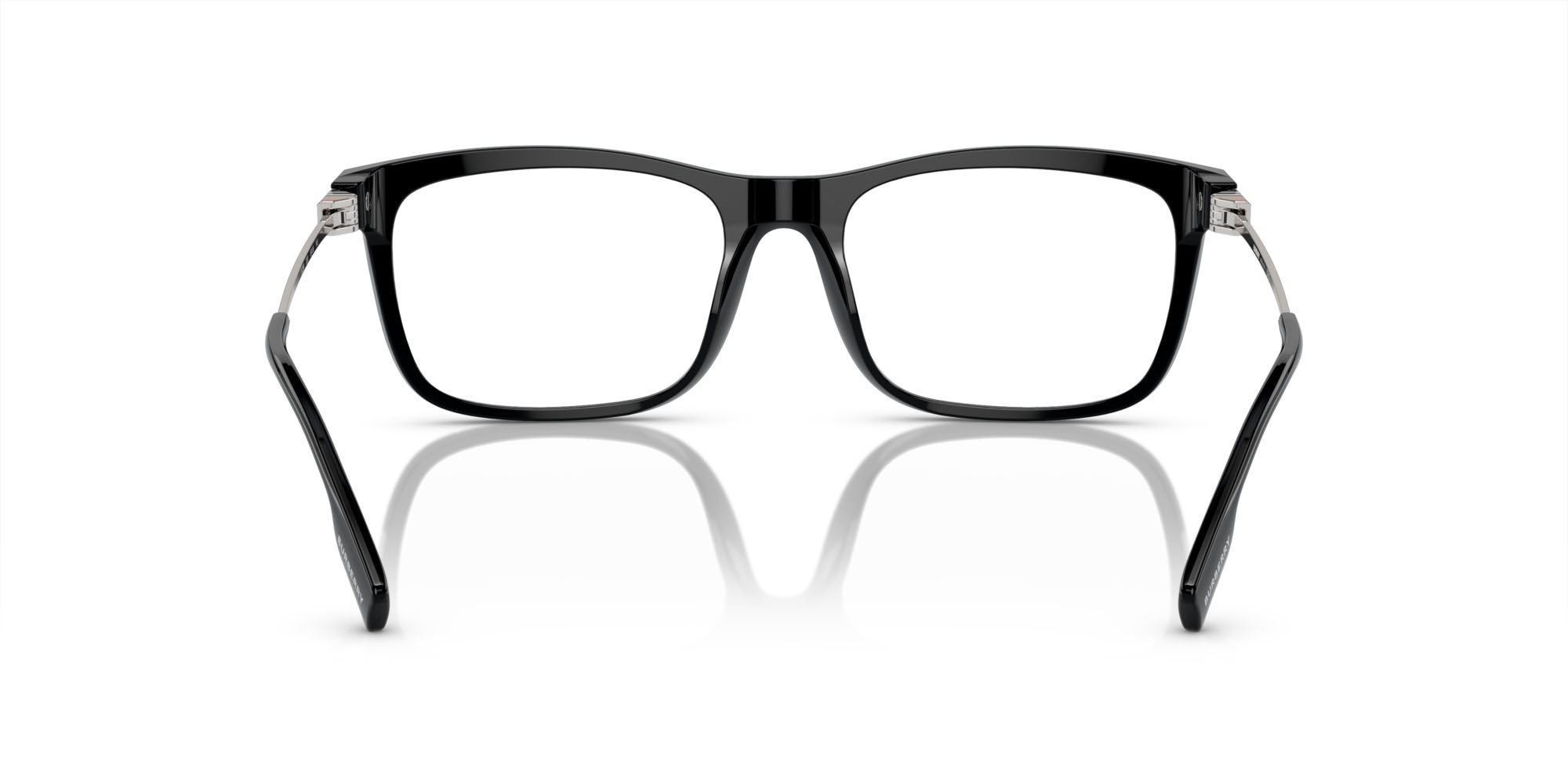 Occhiali da vista Burberry BE 2384 (3001) colore nero forma rettangolare lenti lente demo