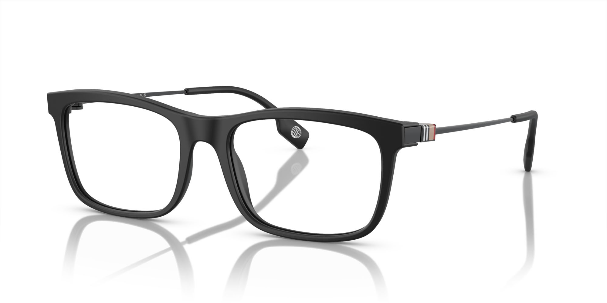 Occhiali da vista Burberry BE 2384 (3464) colore nero forma rettangolare lenti lente demo