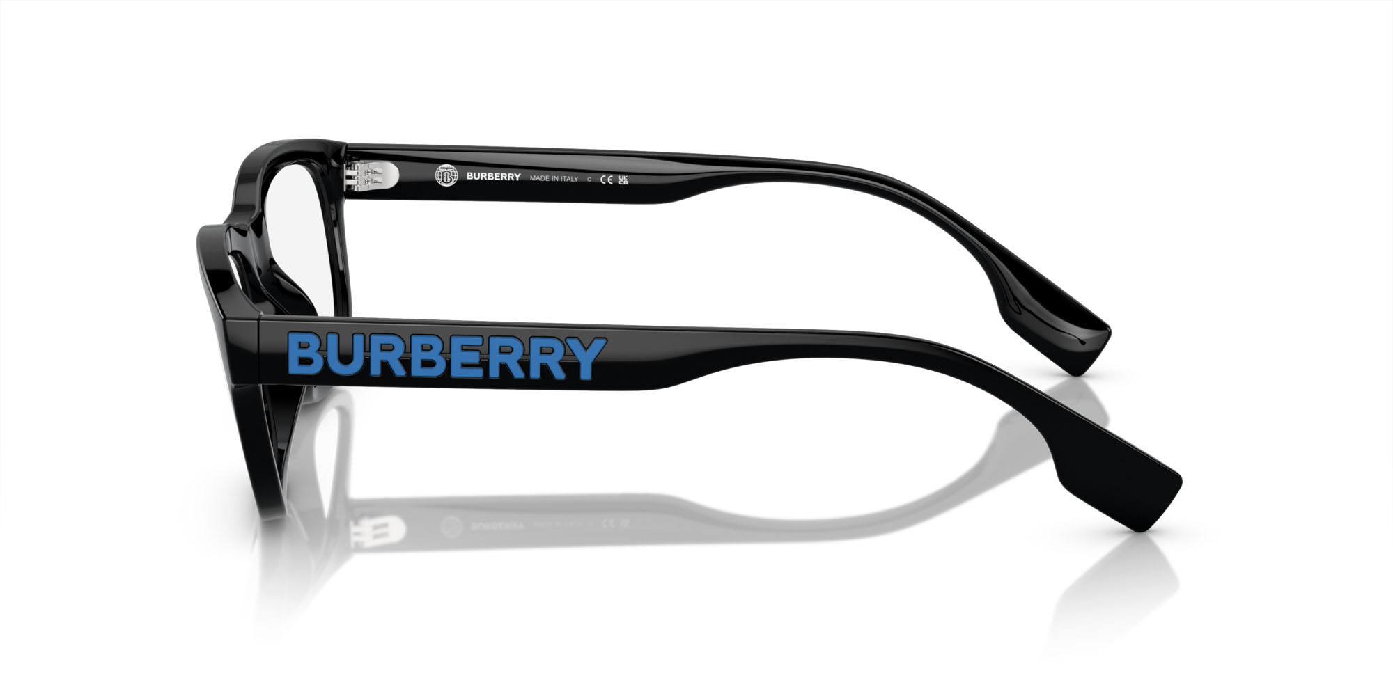 Brillen Burberry BE 2385U (3001) farbe nero form unregelmäßig gläser lente demo