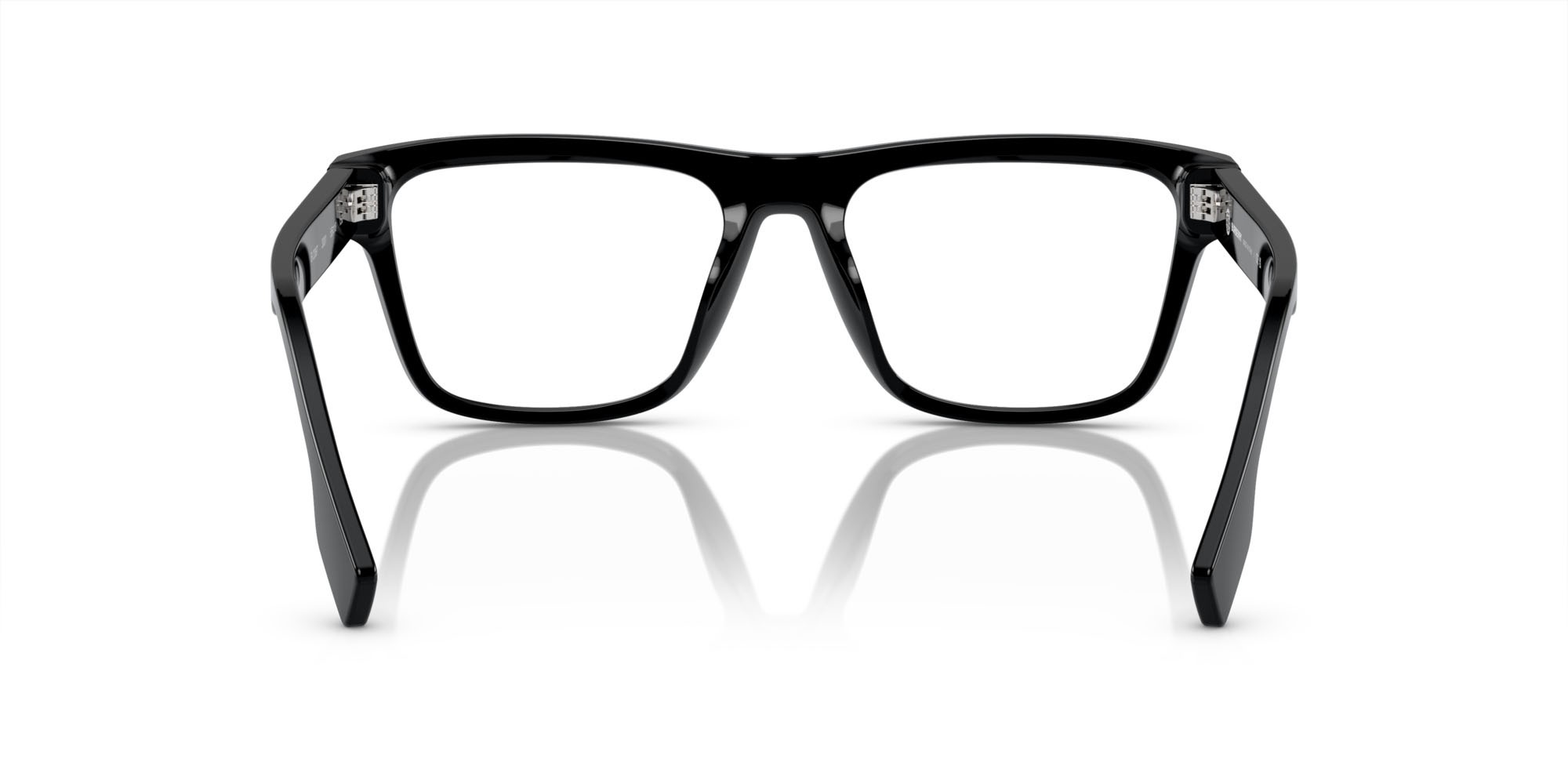 Occhiali da vista Burberry BE 2387 (3001) colore nero forma quadrato lenti lente demo