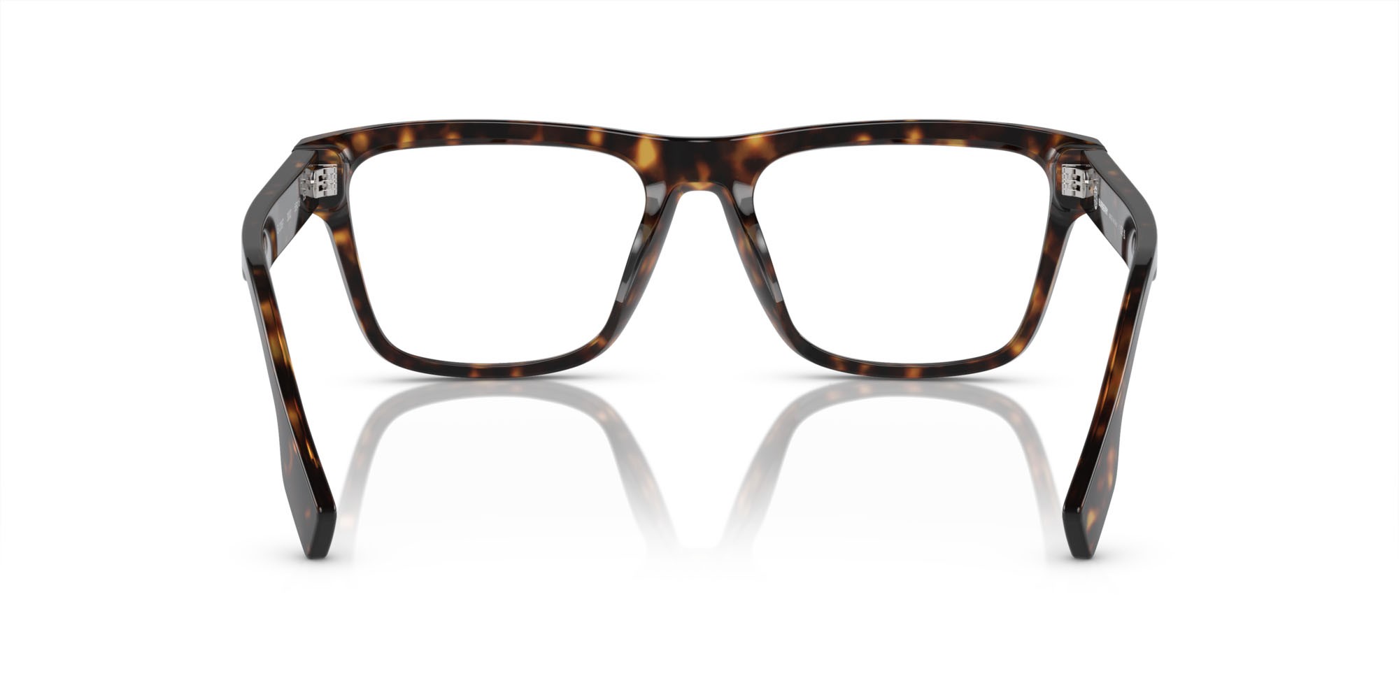 Occhiali da vista Burberry BE 2387 (3002) colore havana scuro forma quadrato lenti lente demo