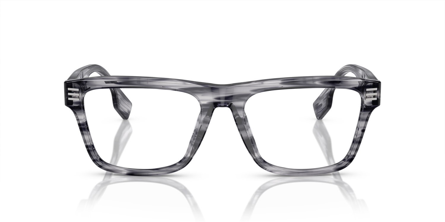 Occhiali da vista Burberry BE 2387 (4097) colore grigio forma quadrato lenti lente demo