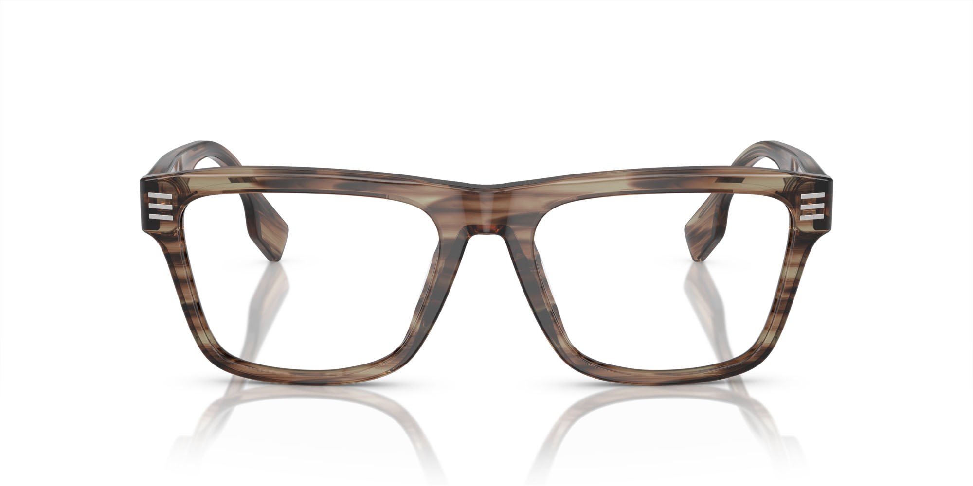 Occhiali da vista Burberry BE 2387 (4098) colore verde forma quadrato lenti lente demo