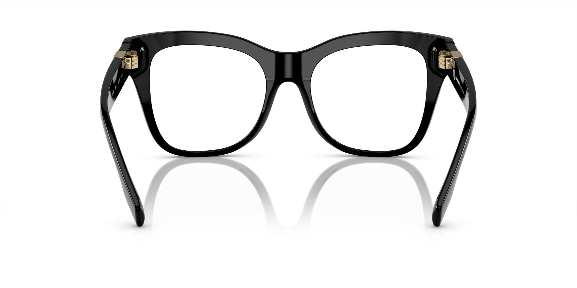 Occhiali da vista Burberry BE 2388 (3001) colore nero forma quadrato lenti lente demo
