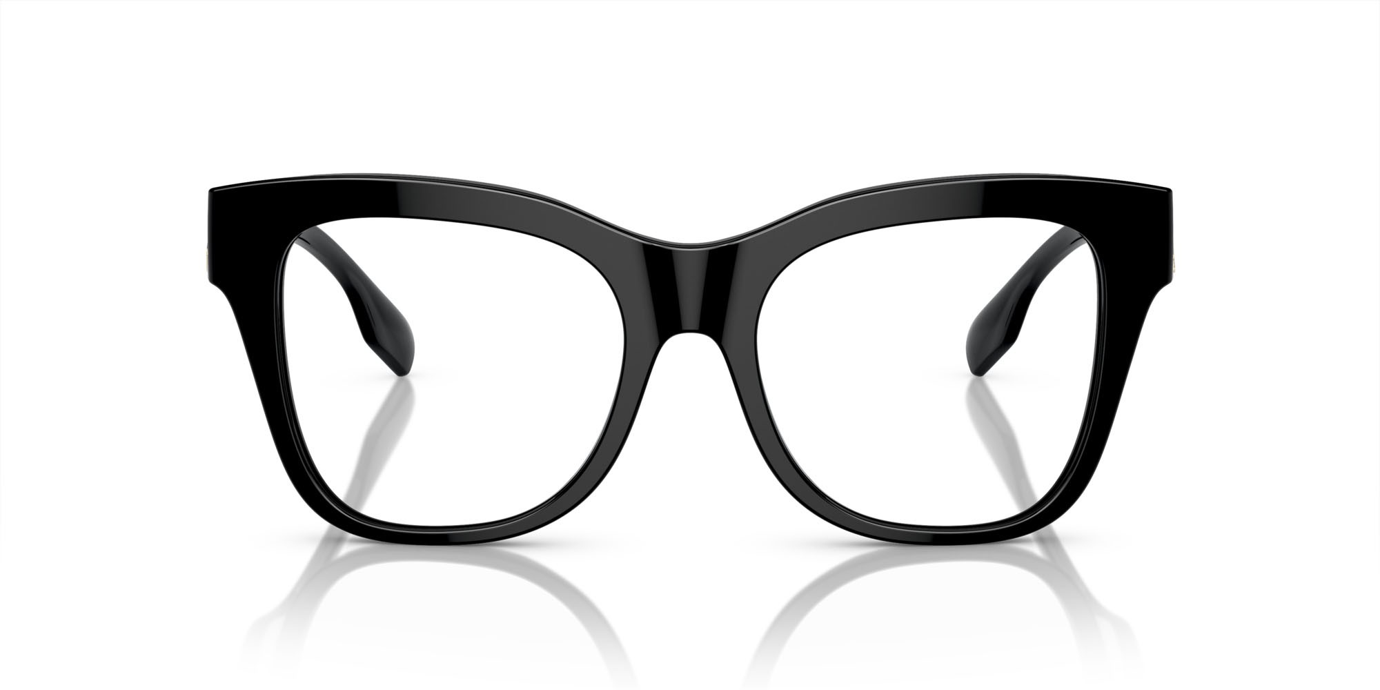 Occhiali da vista Burberry BE 2388 (3001) colore nero forma quadrato lenti lente demo