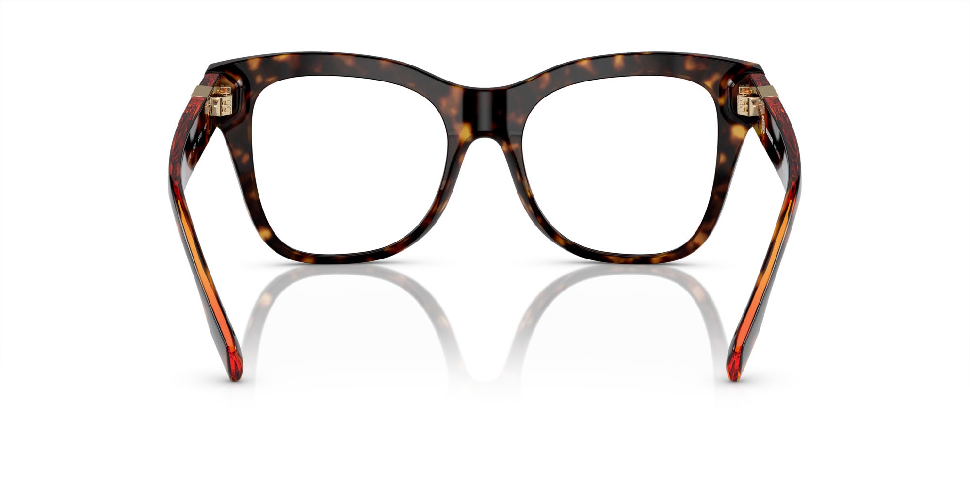Occhiali da vista Burberry BE 2388 (3002) colore havana scuro forma quadrato lenti lente demo