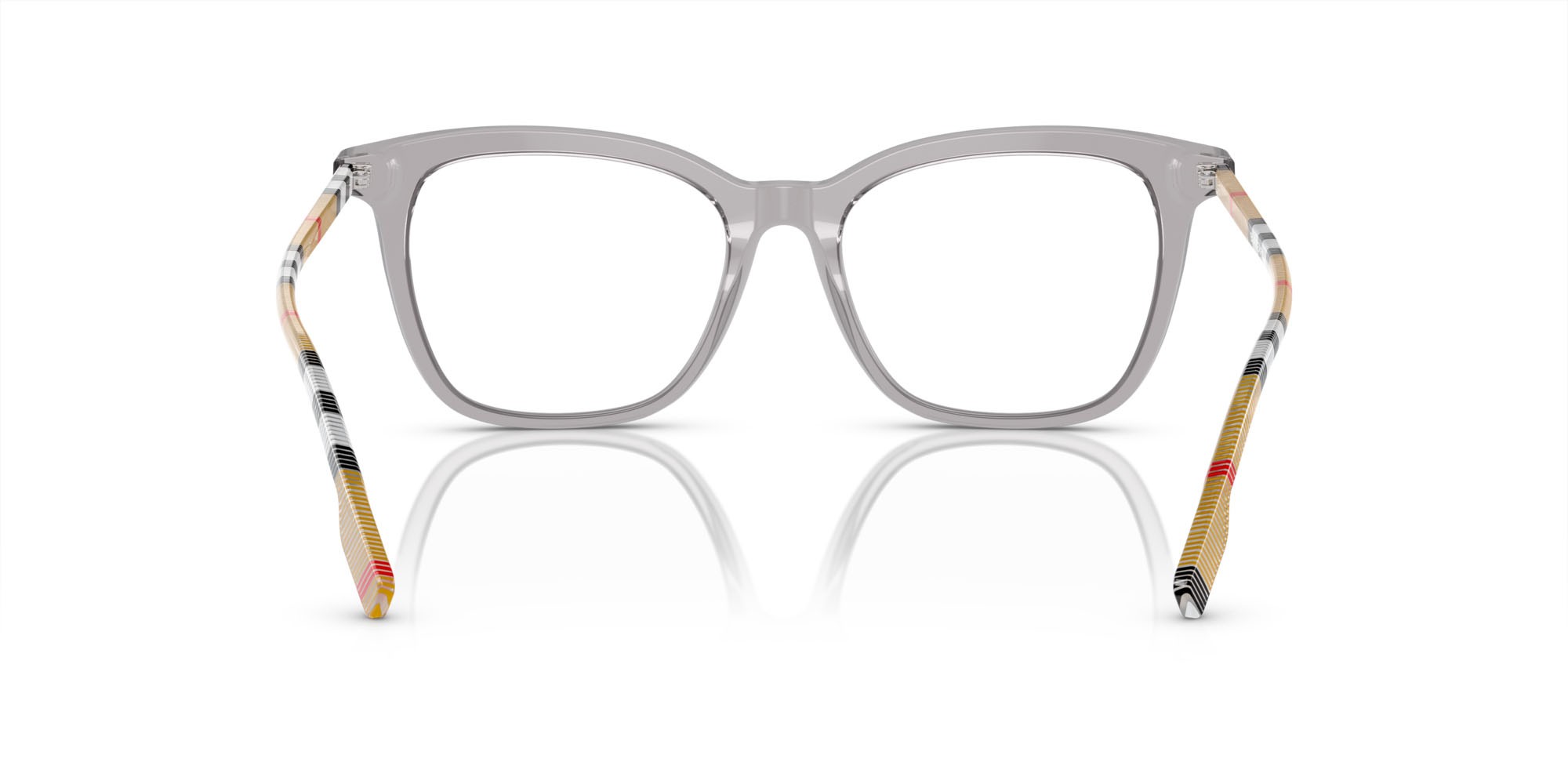 Occhiali da vista Burberry BE 2390 (3892) colore grigio forma quadrato lenti lente demo