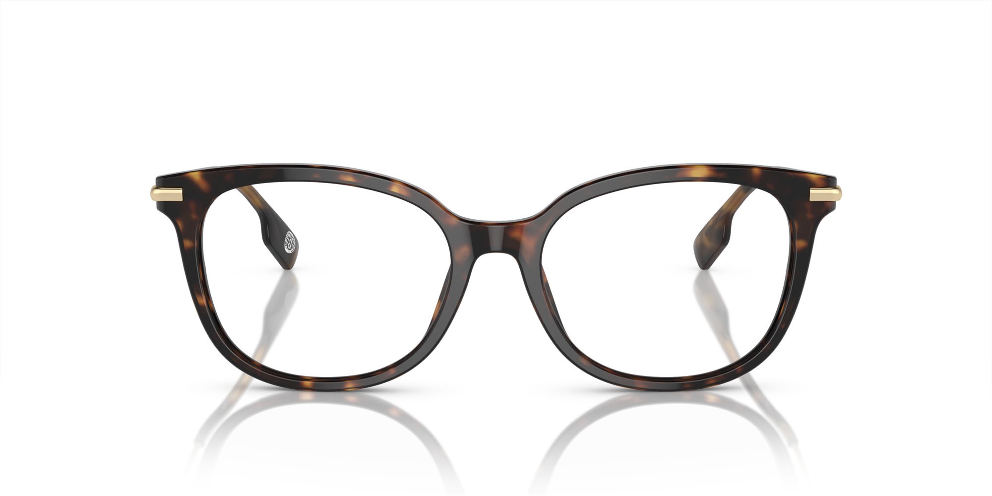 Occhiali da vista Burberry BE 2391 (3002) colore havana scuro forma quadrato lenti lente demo