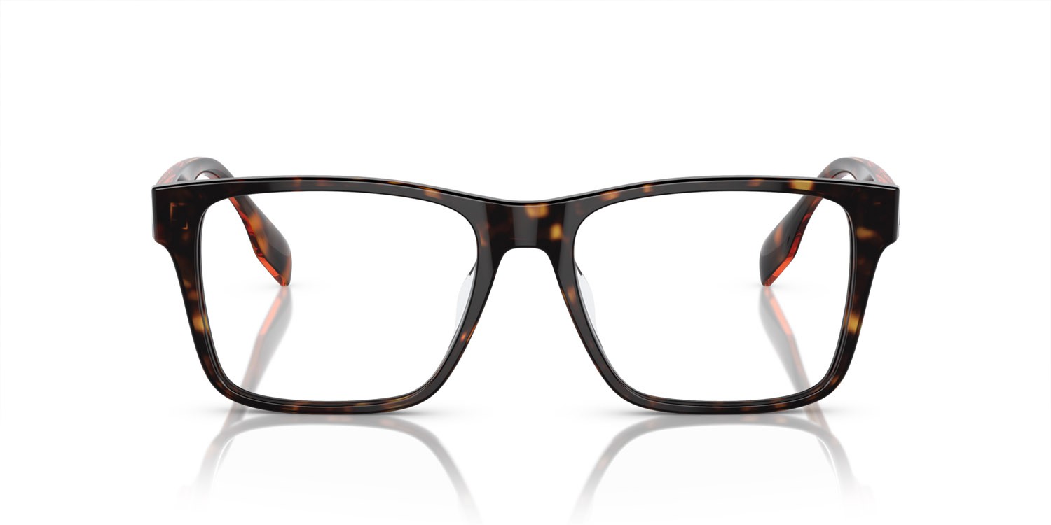 Brillen Burberry BE 2393D (3002) farbe havana scuro form rechteckig gläser lente demo