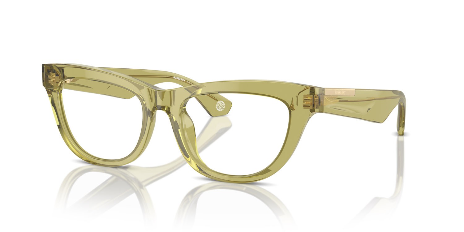 Brillen Burberry BE 2406U (4118) farbe verde form rechteckig gläser lente demo
