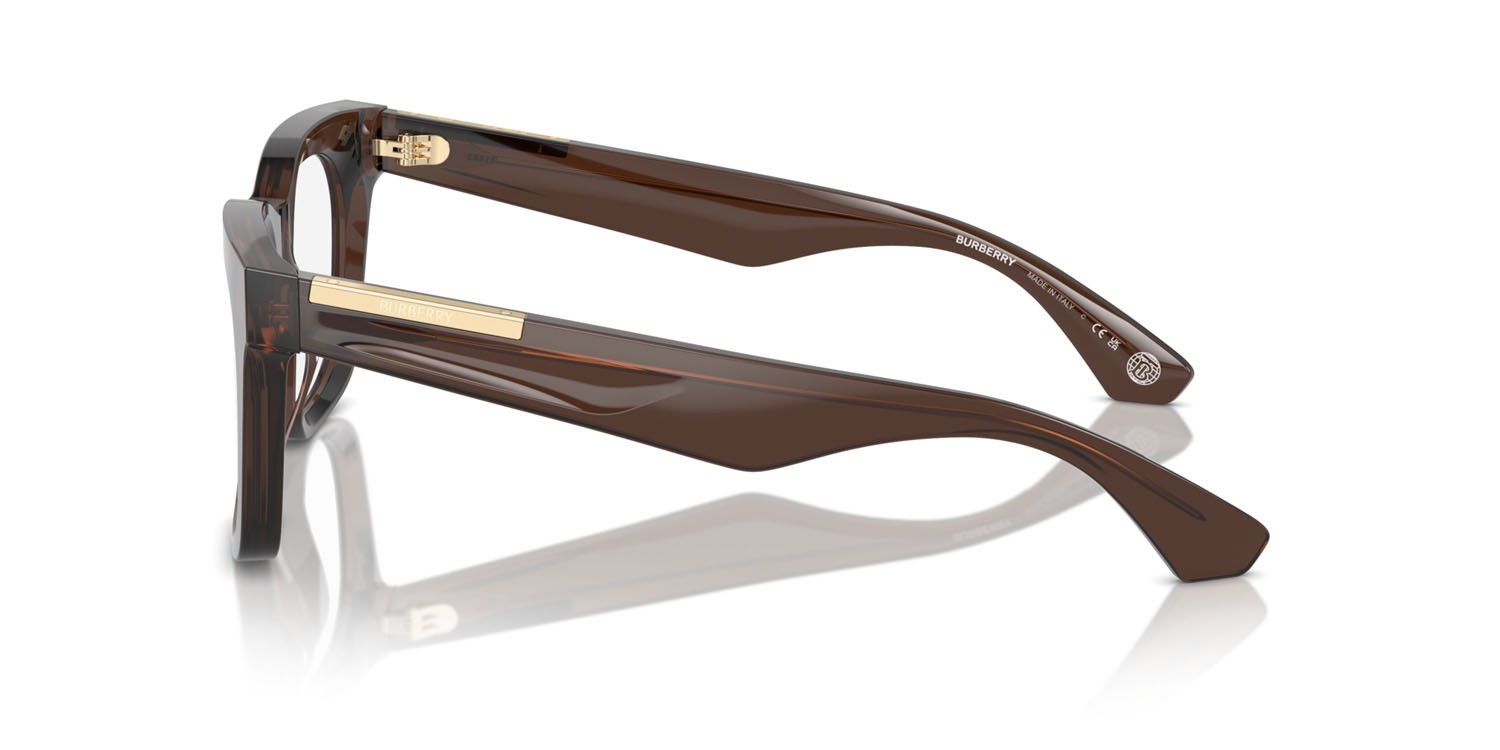 Occhiali da vista Burberry BE 2407 (4116) colore marrone forma quadrato lenti lente demo